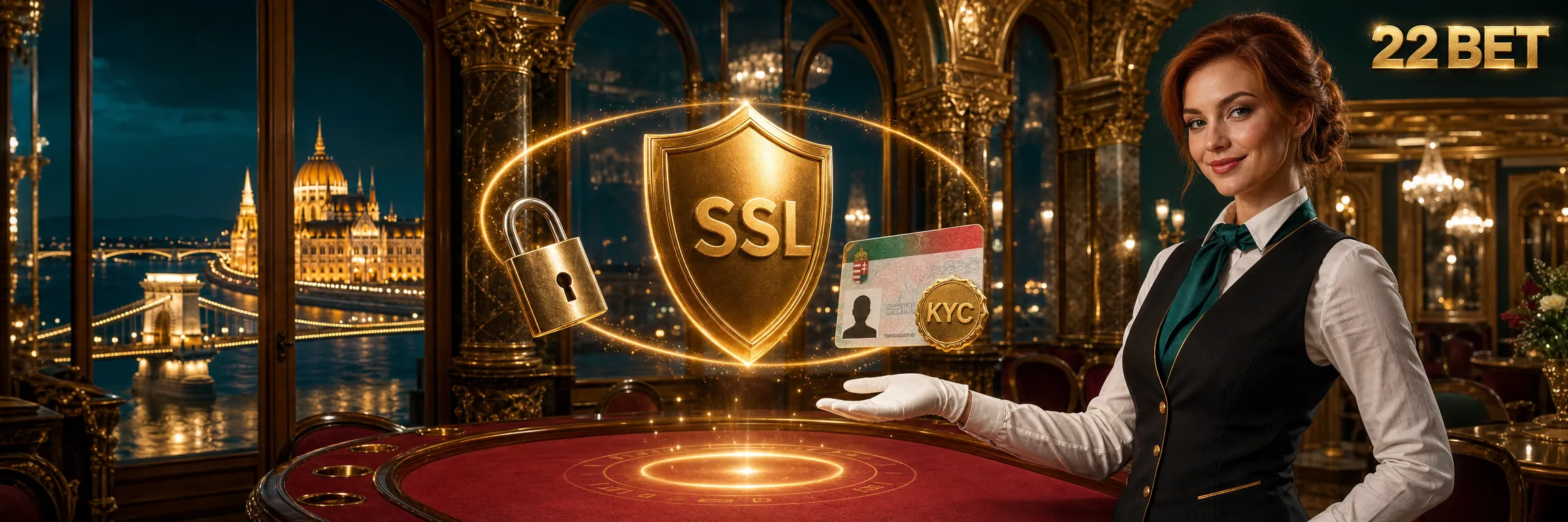 A 22Bet biztonsági rétegei: SSL titkosítás, KYC ellenőrzés és licencpajzs