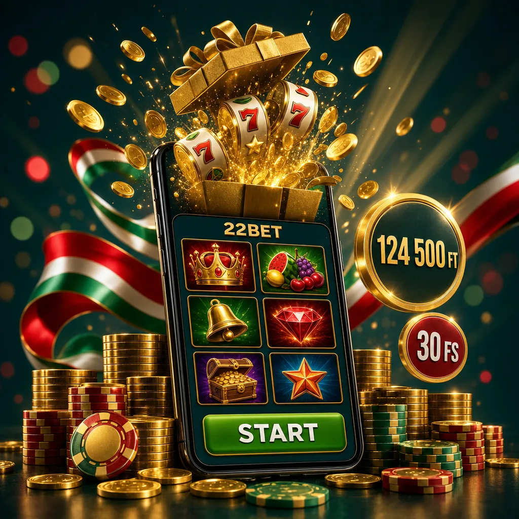 A 22Bet mobilalkalmazása egy okostelefon képernyőjén